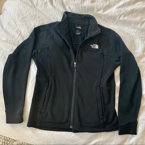 North Face Black Zip Up. Sz. M